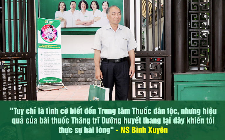 NS Bình Xuyên chữa bệnh trĩ tại Thuốc dân tộc