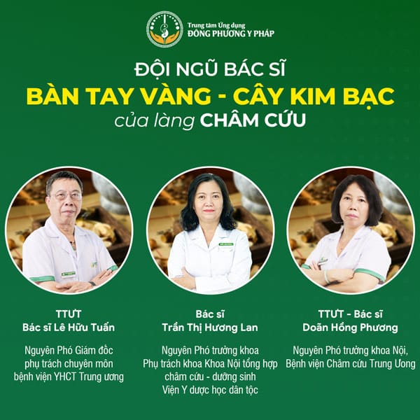 Đông Phương Y Pháp hội tụ các bác sĩ châm cứu giỏi từ các bệnh viện tuyến đầu