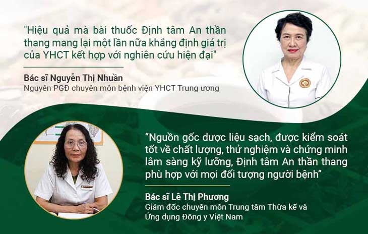 Chuyên gia đánh giá cao bài thuốc Định tâm An thần thang