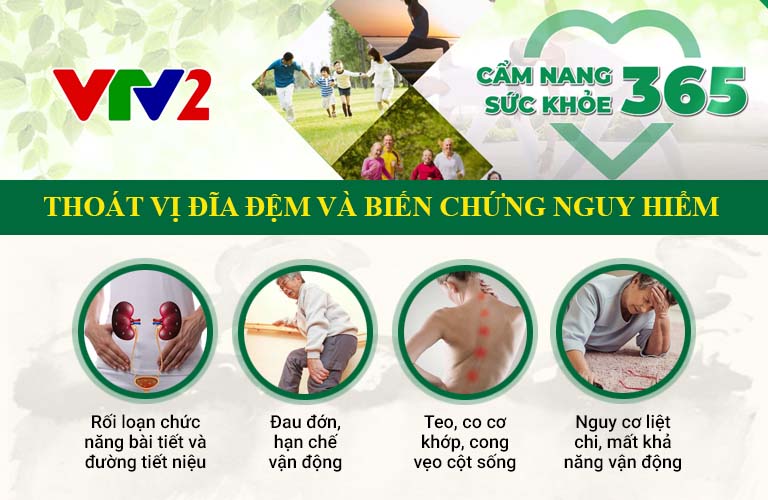 Bệnh thoát vị đĩa đệm và những biến chứng