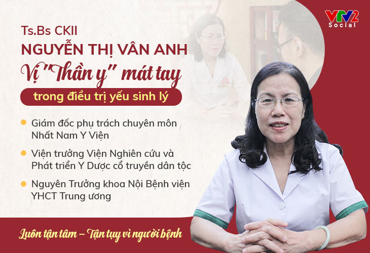 Bác sĩ Vân Anh có gần 40 năm kinh nghiệm điều trị vấn đề sinh lý nam