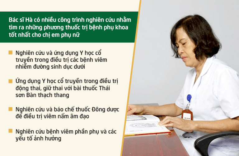 THS.BS Đỗ Thanh Hà tham gia vào nhiều công trình nghiên cứu 