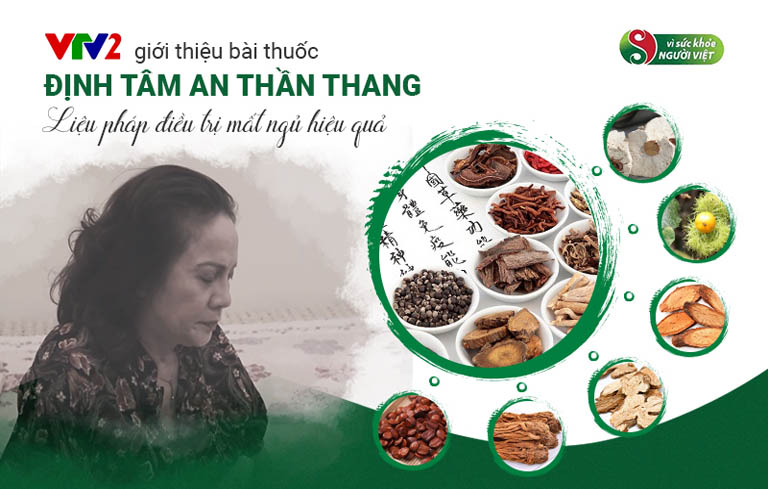 Bài thuốc Định tâm An thần thang kết hợp nhiều vị thuốc quý