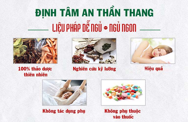 Định tâm An thần thang và những ưu điểm