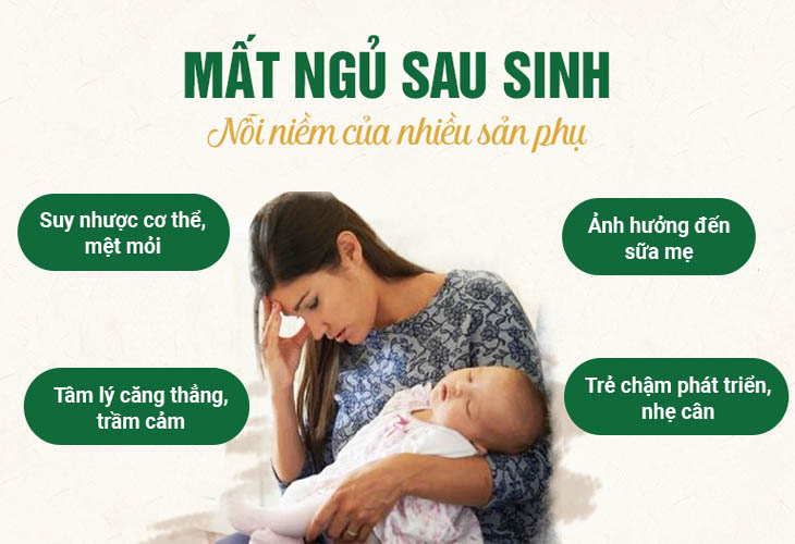 Mất ngủ sau sinh và những nỗi niềm của sản phụ