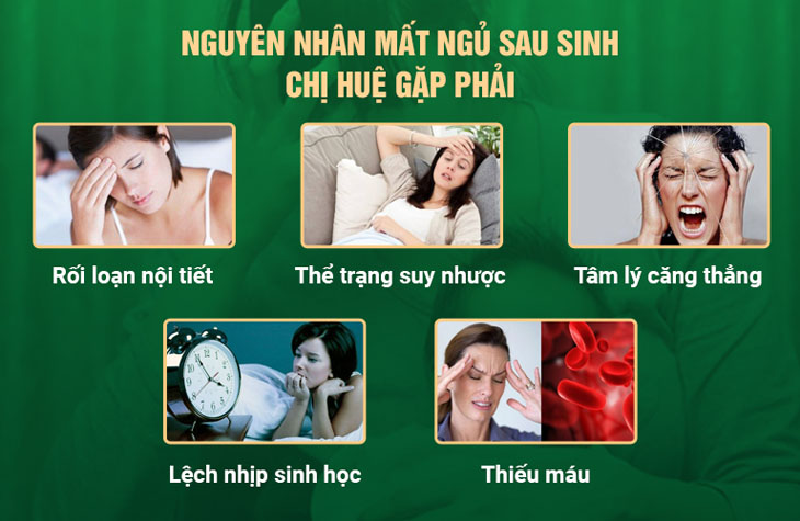 Nguyên nhân mất ngủ sau sinh sản phụ thường gặp