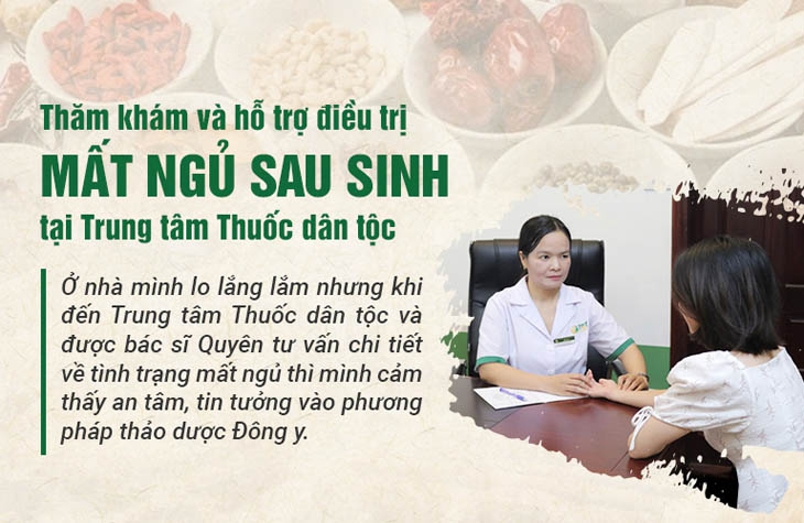 Chị Huệ khám chữa mất ngủ tại Trung tâm Thuốc dân tộc