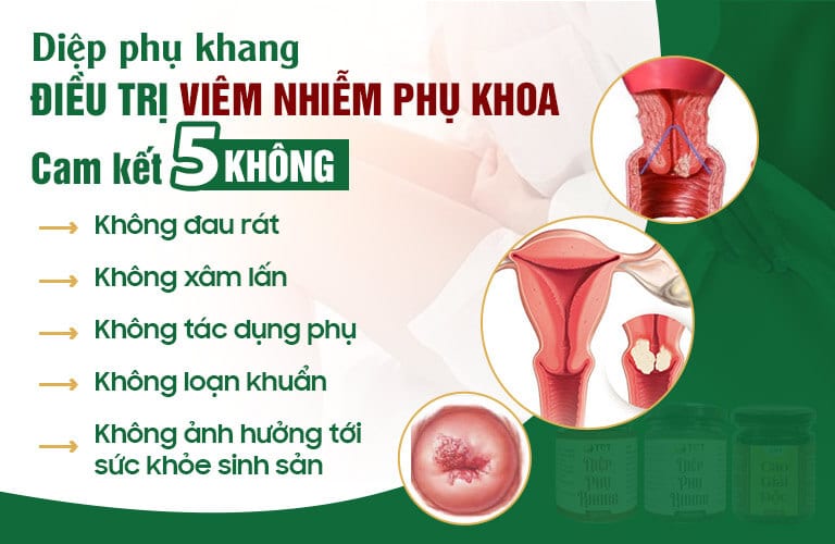 Điều trị bệnh phụ khoa với cam kết 5 không