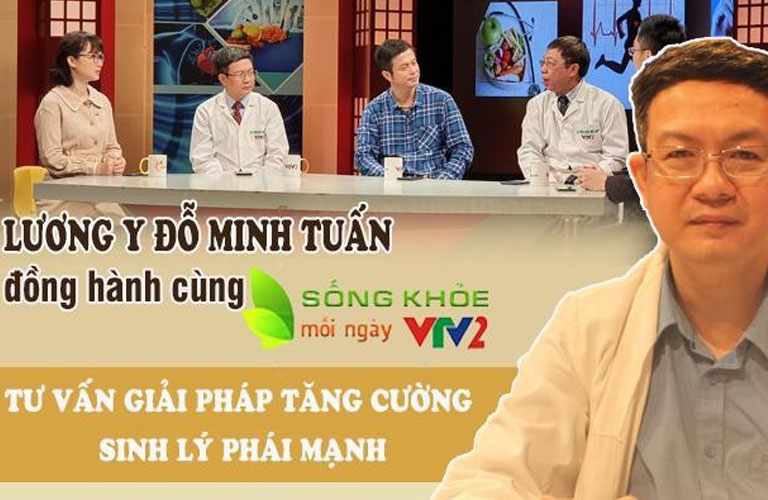 Lương y Đỗ Minh Tuấn từng xuất hiện trong chương trình Sống Khỏe Mỗi Ngày phát sóng trên kênh VTV2