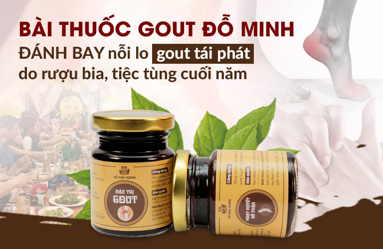 Bài thuốc Gout Đỗ Minh xua tan nỗi lo tiệc tùng cuối năm