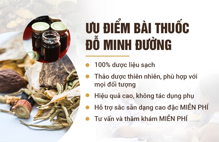 Ưu điểm của bài thuốc Gout Đỗ Minh