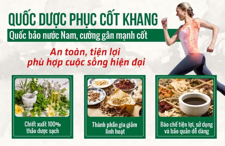 Quốc dược Phục cốt khang - Giải pháp mạnh gân cường cốt thế kỷ 21