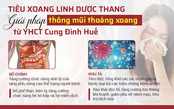 Cơ chế bổ chính khu tà của bài thuốc Tiêu Xoang linh dược thang