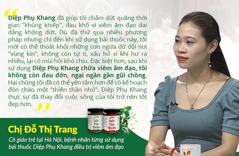 Bệnh nhân phản hồi về tác dụng của Diệp phụ khang