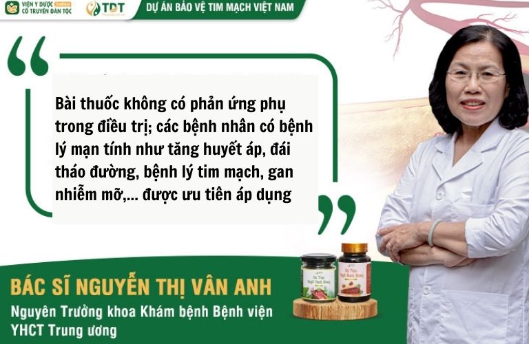 Nhận định của bác sĩ Vân Anh về bài thuốc Nam Nhị thập Huyết mạch khang