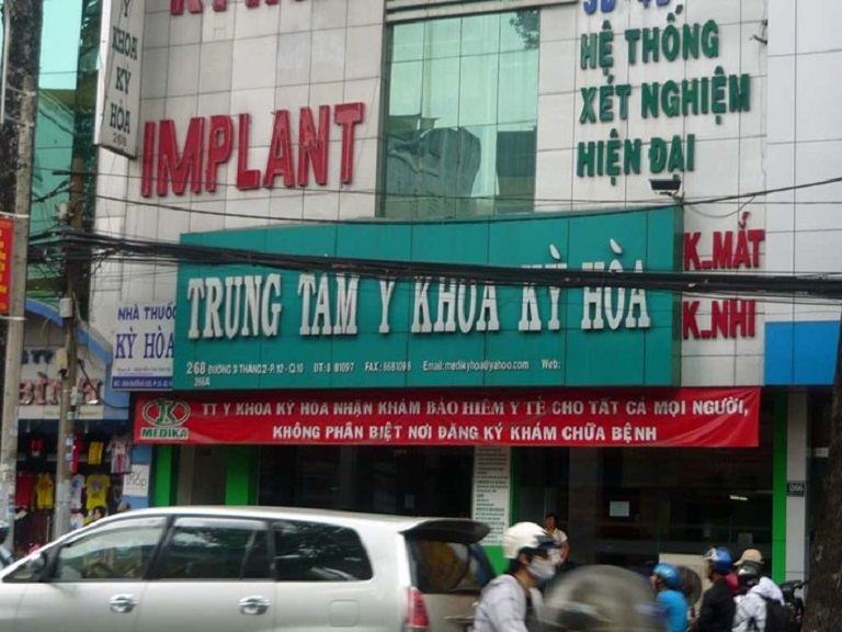 Trung tâm Y khoa Kỳ Hòa nằm tại trung tâm thành phố