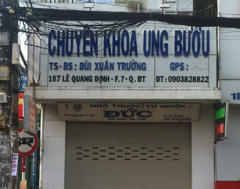 Phòng khám chuyên khoa BS.TS Bùi Xuân Trường khám/chữa ung bướu