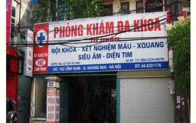 Phòng khám tọa lạc tại 162 - 164 Lĩnh Nam, phường Vĩnh Hưng, quận Hoàng Mai, Hà Nội