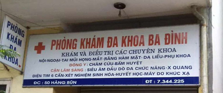 Phòng khám đa khoa Ba Đình