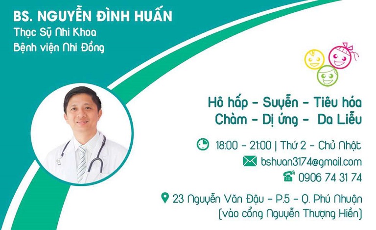 Thông tin về Phòng khám Bác sĩ Nguyên Đình Huấn - Chuyên khoa Nhi