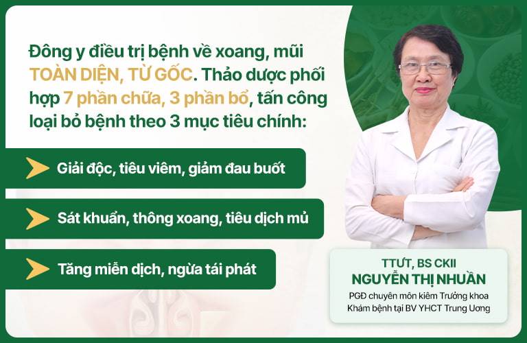 Bác sĩ Nhuần chia sẻ về bài thuốc Thông xoang Khang dược