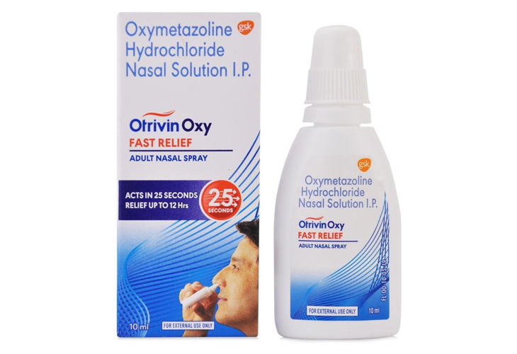 Oxymetazoline là thuốc xịt có khả năng làm sạch vùng mũi xoang