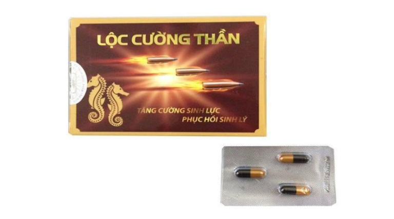 Nam giới uống 1 - 2 viên thuốc Lộc Cường Thần trước khi ngủ.