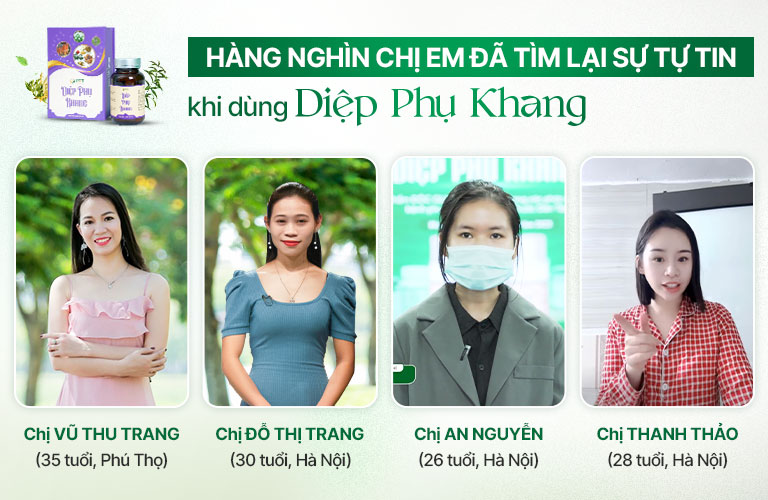 Chị em tin tưởng bài thuốc Diệp Phụ Khang nội tiết