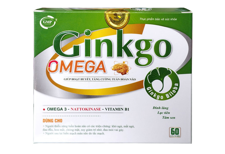 Thuốc trị mất ngủ Ginkgo Omega giúp điều hòa thần kinh, dễ dàng đi vào giấc ngủ