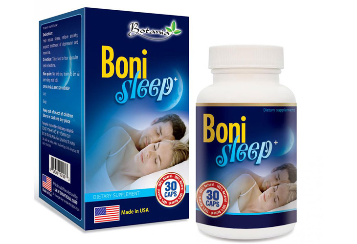 Bonisleep là thực phẩm chức năng hỗ trợ cải thiện tình trạng mất ngủ, khó ngủ